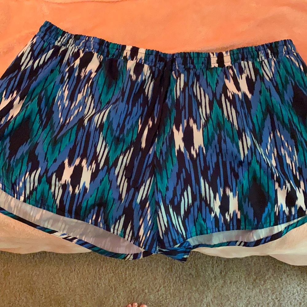Funky Blue Athletic Shorts